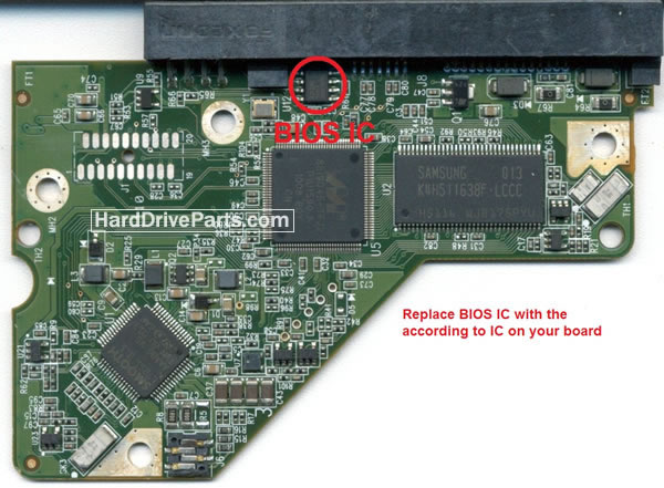 WD7502AAEX WD PCB Circuit Board 2060-771702-001 - Click Image to Close